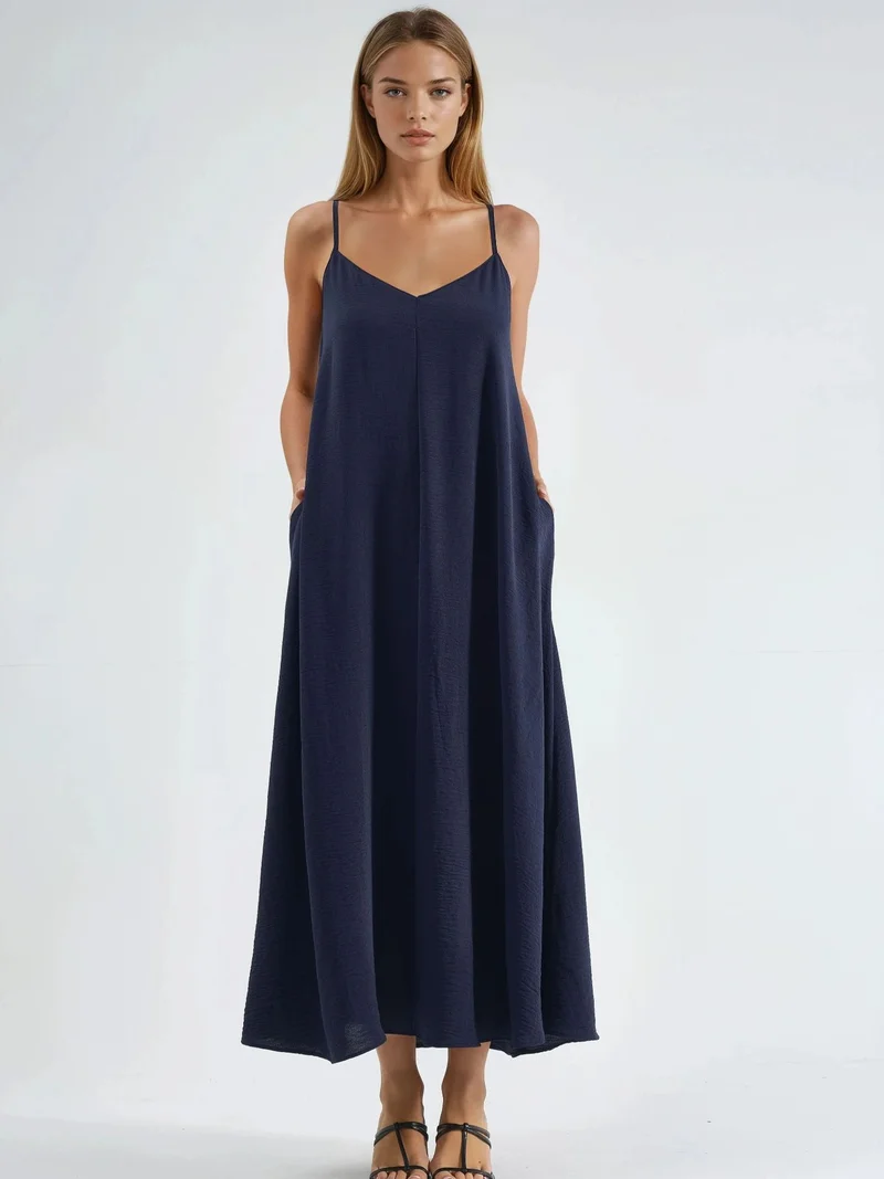 HICCUP A-Form Maxi Dress